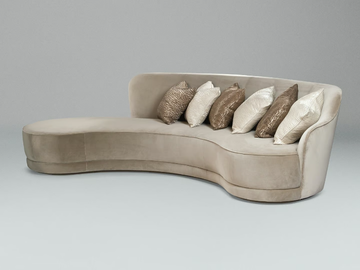 LEMMA - 4 seater velvet sofa by Paolo Castelli - view 3